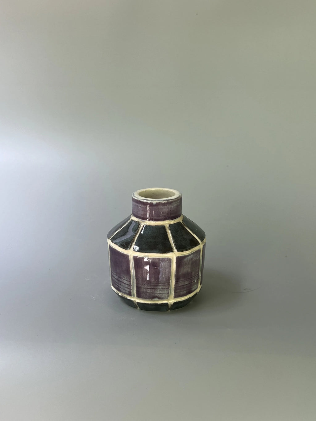 Tint Tiled Pot - Purple