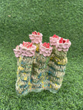 Pink Flowers, Red Stamen